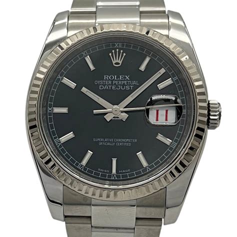 rolex datejust 116234 36 diamanti quadrante nero|rolex m126234.